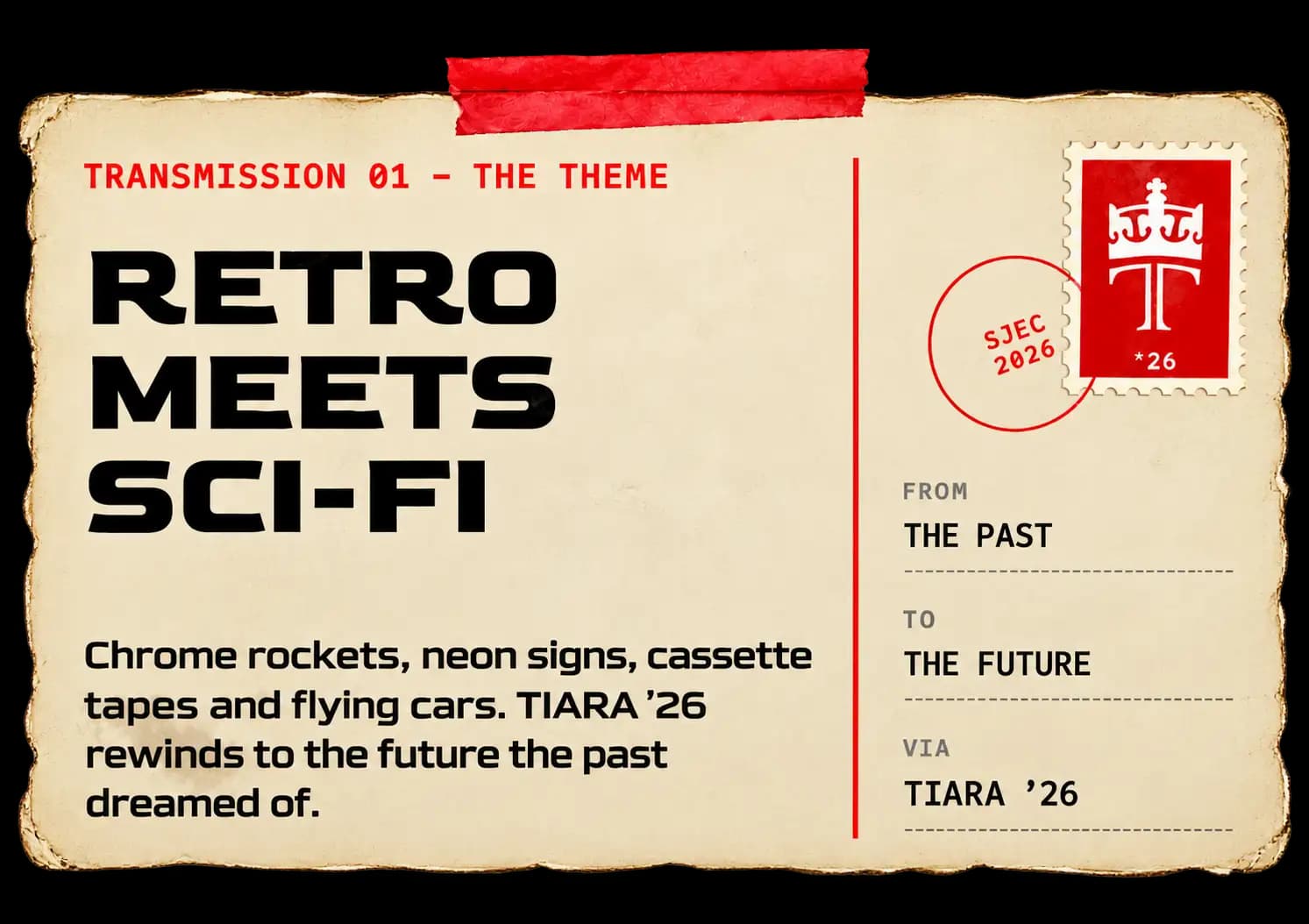Transmission 01 — Retro meets Sci-Fi